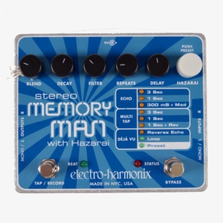 Electro-harmonix Stereo Memory Man With Hazarai - Stereo Memory Man With Hazarai