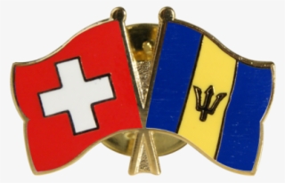 Barbados Friendship Flag Pin, Badge - Flag
