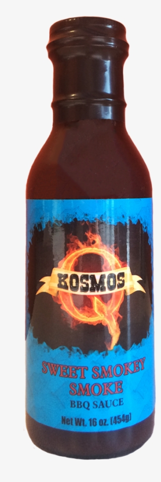 Kosmo's Sweet Smokey Smoke Bbq Sauce 16 - Glass Bottle