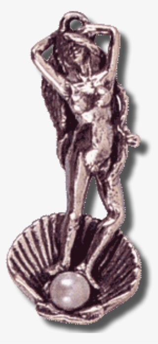 Aphrodite With Pearl Sterling Silver Pendant At Mystic - Pendant