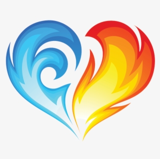Fire And Ice Heart