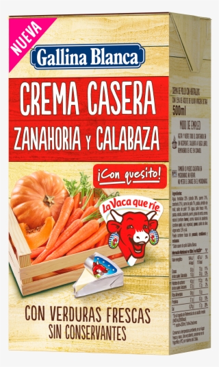 Crema Casera De Zanahoria Y Calabaza - Crema Casera Gallina Blanca
