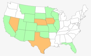 Map - Usa Blank Map Black