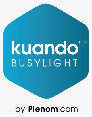 Kuando Busylight Hexagon By Plenom Logo - Graphic Design