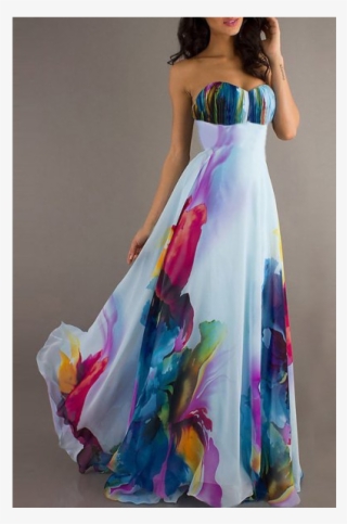 Floral Print Maxi Dress - Floral Maxi Dress Trendy