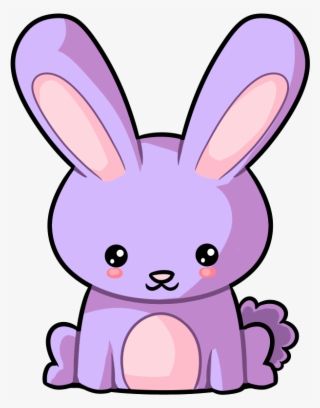 Purple Easter Bunny - Domestic Rabbit