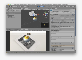 Image Tracking In The Editor Using The Unity Remote - Unity Camera Preview