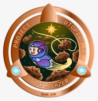 Badge Trailblazer Utopian - Illustration
