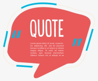 Dialog Box Text Red Quote Transprent Png - Dialog Box Quote Box Png
