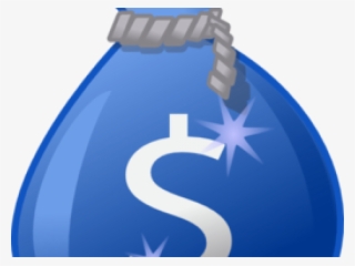 Money Clipart Blue - Clipart Money Bag Png