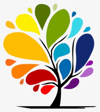 Vector Rainbow Tree