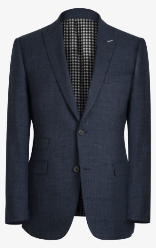 Navy With Blue Graph Check Suit Dresd - Formal Wear