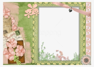 Free Png Cute Pink And Green Transparent Frame Background - Pink And Green Frames