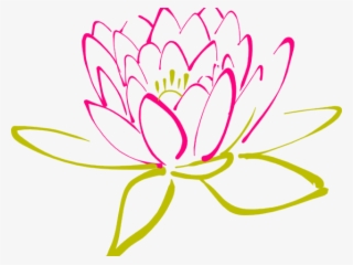Abstract Clipart Lotus - Abstract Flower Vector Png