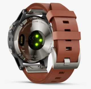 D2™ Delta Aviator Watch With Brown Leather Band