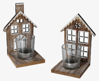Tea Light Wooden House