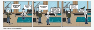 Fitness And Knowledge At Gym - Cartoon