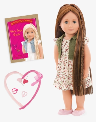 Bd31056a Main Parker Floral Dress All Components - Our Generation Girl Doll Parker