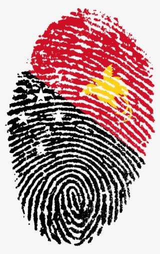 Papua New Guinea Flag Fingerprint 654335 - Papua New Guinea Fingerprint