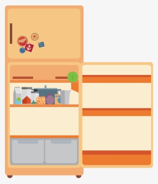 Jpg Royalty Free Fridge Clipart Empty Cupboard - Diagram