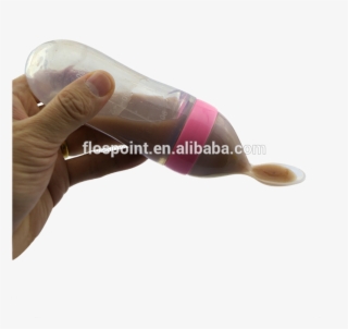 Silicone Baby First Spoon Feed Silicone Spoon Feeding - Glass Bottle