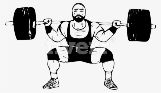 Big Worksample Image - Powerlifting Squat Logo