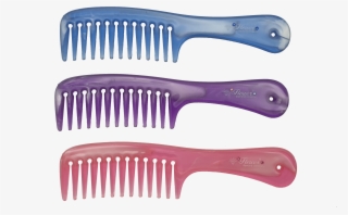 Flower Brush Nas Double Colour Comb With Swarovski - Knife