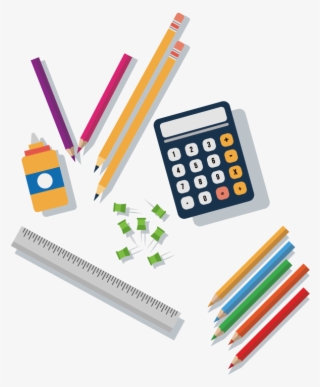 School Supplies Png - School Equipment Vectors Png