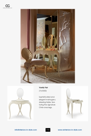 76-0050 Vanity Fair Sophisticated And Elegant Mahogany - Chair