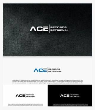 Logo Design By Owsky 2 For Ace Records Retrieval, Llc - Business Card