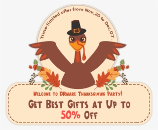 Welcome To Drmare Thanksgiving Party - Cartoon