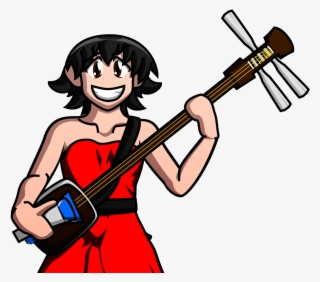 Tomo Takino Weapon String Instrument Musical Instrument - Shamisen Gif