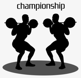 Championship Champions Silhouette - Barbell