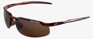 Brown Flash Mirrored Lens Safety Glasses - Plastic