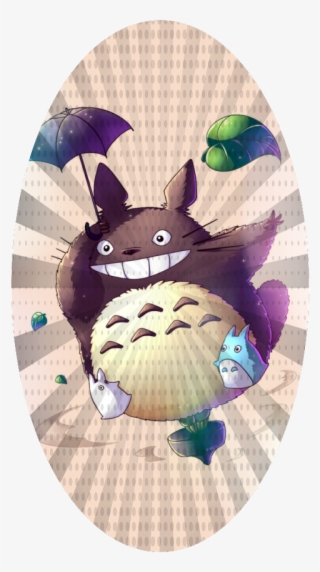 Totoro With Leaf By Imhereforthedrarry On Deviantart - Totoro Leaf On