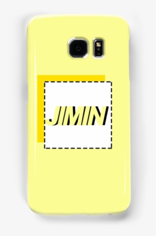 Bts Jimin Yellow Typography - Mobile Phone Case