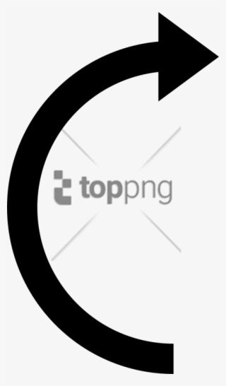 Free Png Curved Arrow Icon Png Images Transparent - Circle
