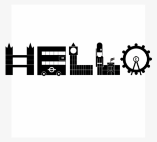 Hello London For Instagram Vectober 2018 Typography - Illustration