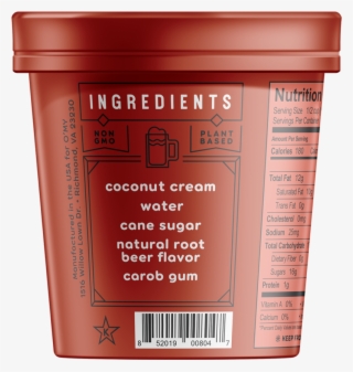 Root Beer Float Container Back - Coffee Cup