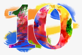 The Ten Commandments Of Great Customer Service - Colorful 10 Png