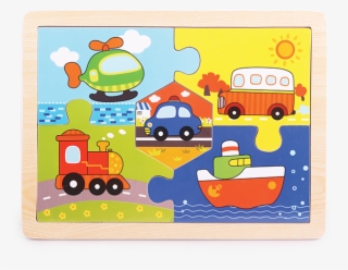 Vehicle Jigsaw - Puzzles Infantiles Madera