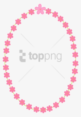 White And Pink Floral Borders