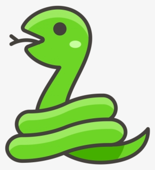 Snake Emoji Icon - Icon Ular