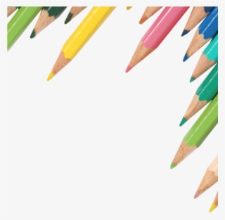 Cropped Coloured Pencils Transparent Image - Transparent Background Pencils Png