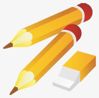 Banner Royalty Free Library Notebook Transprent Png - Pencil And Eraser Clipart