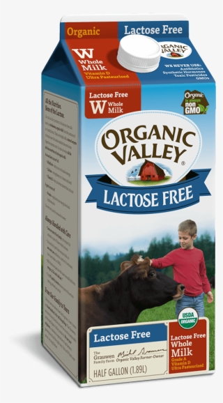 Lactose-free Whole Milk, Ultra Pasteurized, Half Gallon - Organic Valley Milk