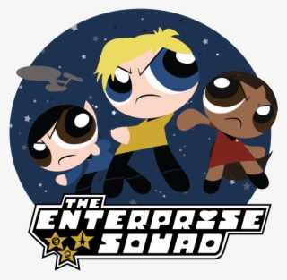 Star Trek Enterprise Clipart - Star Trek Powerpuff