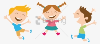 Free Png Children Dancing Clipart Png Png Images Transparent - 3 Cartoon Kids