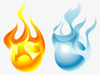 Ice Clipart Hielo - Fire Orb