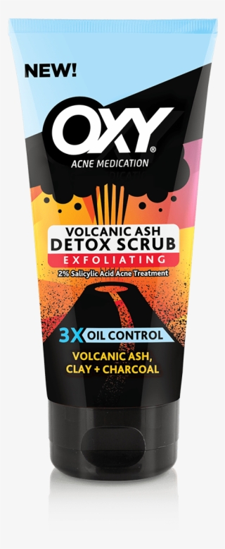 Volcanic Ash Detox Scrub - Oxy 10 Acne Cleanser